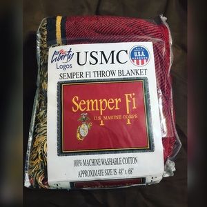 Marine Corps Semper Fidelis Blanket